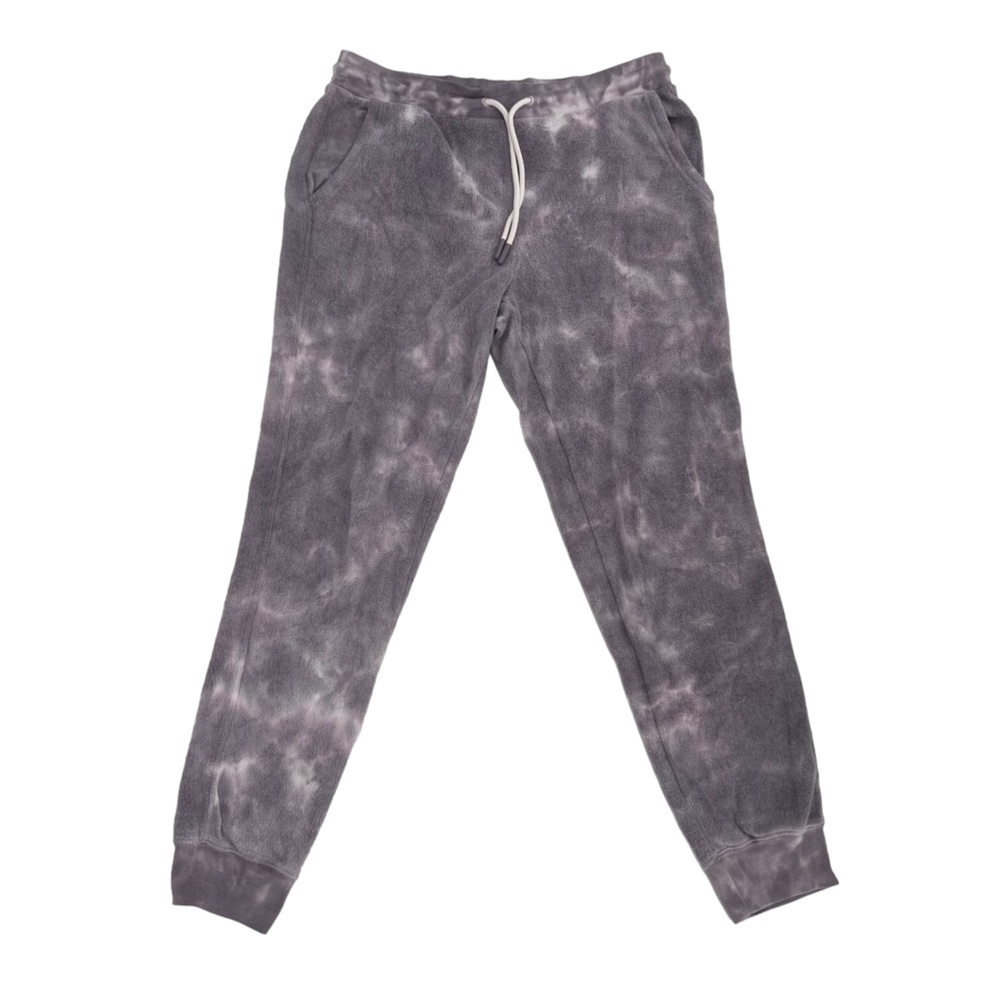 Member’s Mark Purple Tie Dye Reverse Fleece Joggers Size Large Women’s
